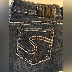 Silver y2k jeans